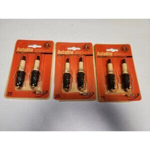 Spark Plug Nascar Autolite Copper Resistor Core AUTOLITE 25 6 total 3 packs